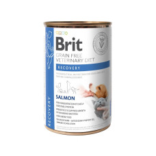 Консерва Brit GF Veterinary Diets Dog + Cat Can Recovery для собак и кошек при выздоровлении восстановления после операции 400g 