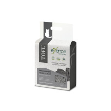 Наполнитель Essence из тофу для кошачьего туалета, с углем, 1-4 мм, 6 л