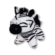 Игрушка Eastland для собак Зебра с пищалкой, плюш, 12см