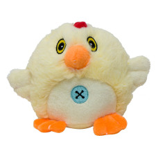 Игрушка Eastland для собак Курица с пищалкой, плюш, 9см