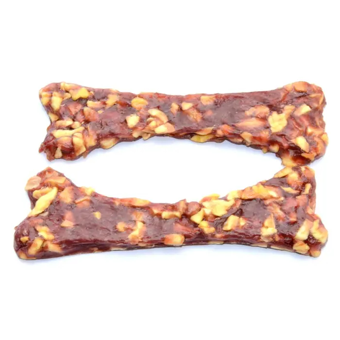 Ласощі для собак Yalute Bone Shape 100 г (качка та яблуко)