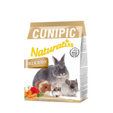 Снеки Cunipic Naturaliss Delicious для кроликов, морских свинок, хомяков и шиншилл, 60 г