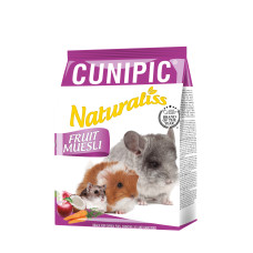 Снеки Cunipic Naturaliss Fruit для морских свинок, хомяков и шиншилл, 60 г