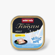 Влажный корм Animonda Vom Feinsten Adult with Chicken + Yoghurt centre с курицей и йогуртовым центром для кошек, 100 г