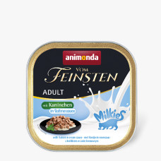 Влажный корм Animonda Vom Feinsten Adult with rabbit in cream sauce с кроликом в сливочном соусе для кошек, 100 г