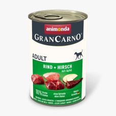 Влажный корм Animonda Gran Carno Adult Beef + Deer with Apple с говядиной, олениной и яблоком для собак, 800 г
