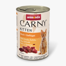 Влажный корм Animonda Carny Kitten Beef + Poultry с говядиной и птицей для котят, 400 г