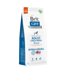 Сухой корм Brit Care Dog Hypoallergenic Adult Large Breed для взрослых собак больших пород, ягненок, 12 кг