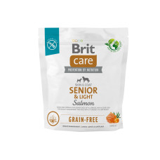 Сухой корм Brit Care Dog Grain-free Senior & Light, 1 кг (для пожилых и с лишним весом)