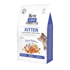 Сухий корм Brit Care Cat GF Kitten Gentle Digestion & Strong Immunity для кошенят, з лососем 400г