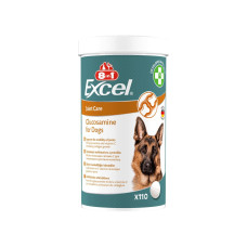 Хондропротектор 8in1 Excel Glucosamine с витамином С для поддержания здоровья и функции суставов щенков и взрослых собак, 110 таб.
