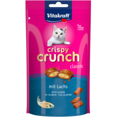 Лакомство для кошек Vitakraft Crispy Crunch подушечки с лососем, 60 г
