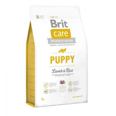 Сухой корм Brit Care Puppy Lamb and Rice для щенков всех пород, ягненок и рис, 3кг
