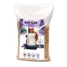 Древесный наполнитель TOP CAT с ароматом лаванды, 3кг