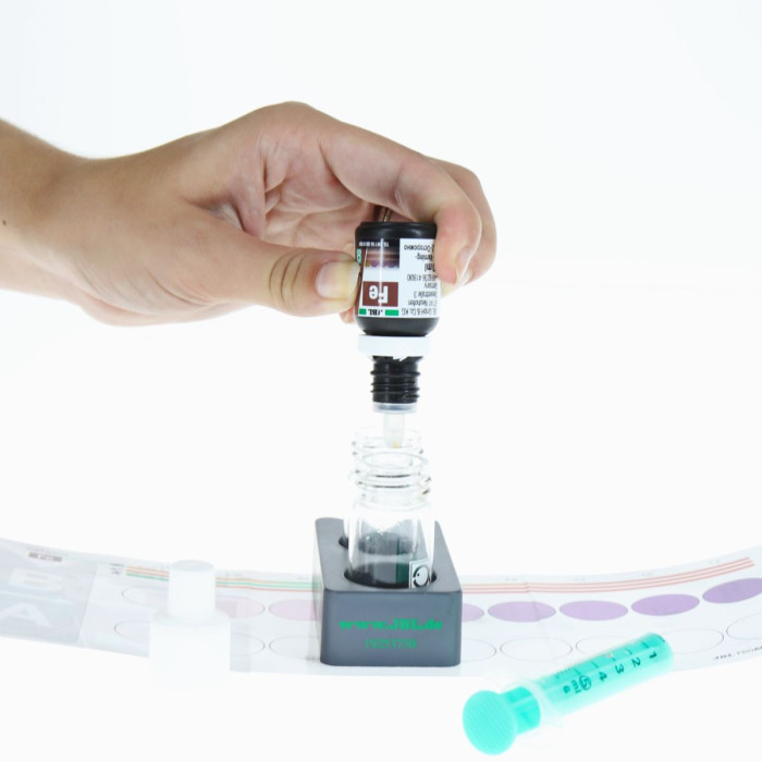 Тест-реагент JBL PROAQUATEST Fe Iron для определения содержания железа в пресноводном/морском аквариуме и пруду