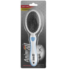АнимАлл Грум расческа-щетка 2в1 MG9707-L Голубой