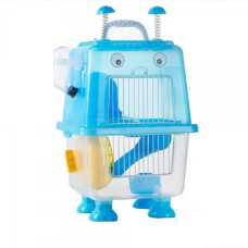 Клетка для хомяка ROBOTIC, 20,7х19х36см, Р 988 голубая
