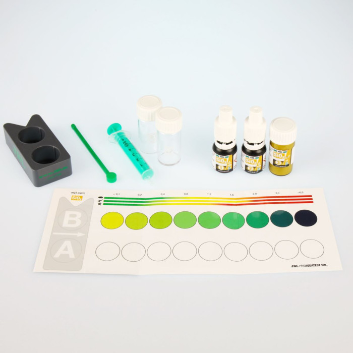 Експрес-тест JBL PROAQUATEST SiO2 Silicate для визначення вмісту силікатів у прісній та морській воді