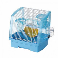 Клетка для хомяка 26х21х26см, Р 1107, голубая