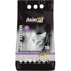 Бентонитовый наполнитель AnimAll белый, с ароматом лаванды 10 л