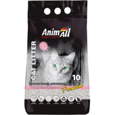 Бентонитовый наполнитель AnimAll белый, с ароматом детской пудры 10 л