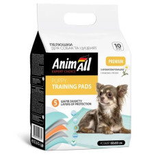 Пеленки AnimAll Puppy Training Pads для собак и щенков, с ароматом ромашки, 60x60 см, 10 шт