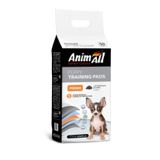 Пеленки AnimAll Puppy Training Pads для собак и щенков, с активированным углем, 60x60 см, 50 шт