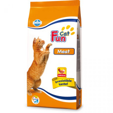 Повнораціонний сухий корм Farmina Fun Cat, для дорослих кішок, з м'ясом, 20 кг