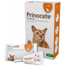 Капли от блох и паразитов KRKA Prinocate для кошек весом до 4 кг, 0,4 мл