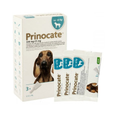 Капли от блох и паразитов KRKA Prinocate для собак весом 4-10 кг, 100/25мг