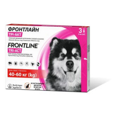 Капли Boehringer Ingelheim Frontline (Фронтлайн) TRI-ACT от блох и клещей для собак, XL, 40-60 кг
