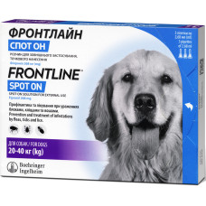 Фронтлайн Спот-он от блох и клещей L для собак 20-40 кг (1 пип)