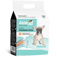 Пеленки AnimAll Puppy Training Pads для собак и щенков, 60x45 см, 10 штук