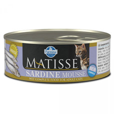 Вологий корм Farmina Matisse Cat Mousse Sardine для дорослих кішок, з сардиною, 85 г