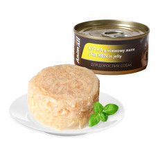Влажный корм для собак Анималл (AnimAll) Курица в нежном желе 85г