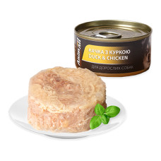 Влажный корм для собак Анималл (AnimAll) Утка с Куркой в нежном желе 85г