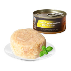 Влажный корм для кошек Анималл (AnimAll) Курица в нежном желе 85г