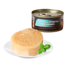 Влажный корм для кошек Анималл (AnimAll) Тунец с Креветками 85г