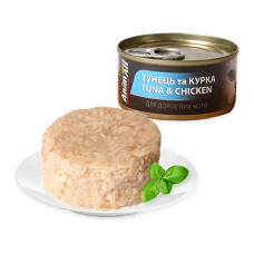 Влажный корм для кошек Анималл (AnimAll) Тунец с Курицей 85г