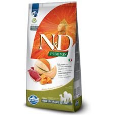 Беззерновой сухой корм Farmina Pumpkin Duck&Cantaloupe Adult для собак средних и крупных пород, с уткой и дыней, 12 кг