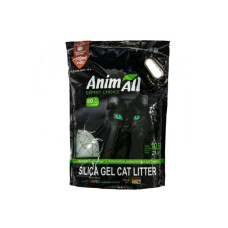 Cиликагелевый наполнитель AnimAll для кошачьего туалета, зеленый изумруд 4,45 кг/10,5 л