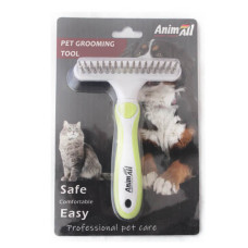 АнимАлл Грум расческа-грабли MG9613 Зеленая (12/Х/Х)