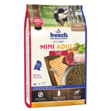 Сухой корм Bosch HPC Mini Adult with Lamb & Rice для взрослых собак малых пород, ягненок и рис, 3 кг