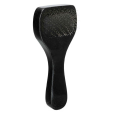 Пуходерка одинарная, деревянная ручка, 6х13см