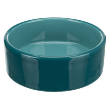 Керамічна миска для собак, бірюза