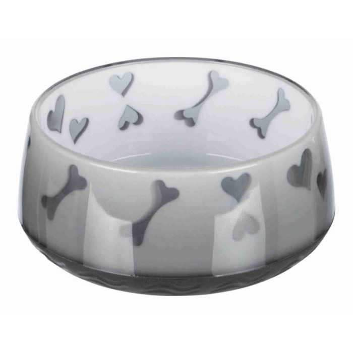 Миска Lovely Dog пластик на резиновой основе