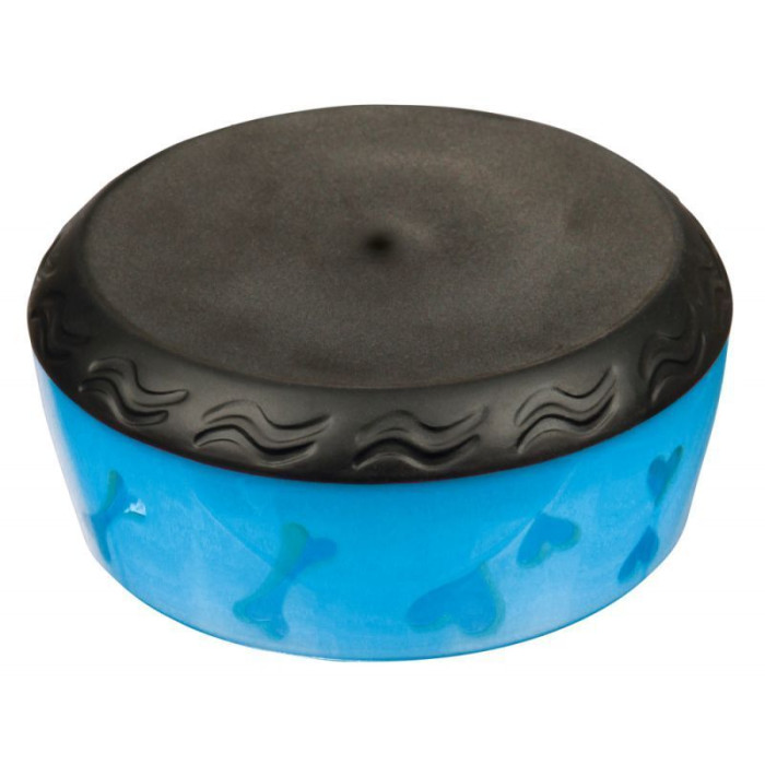 Миска Lovely Dog пластик на резиновой основе