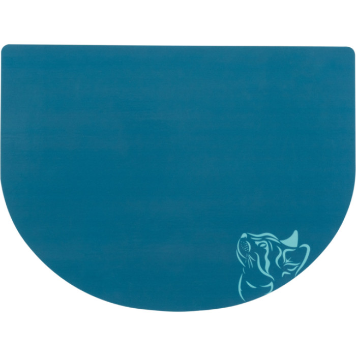 Килимок під миску з малюнком "котяча голова", 40х30см