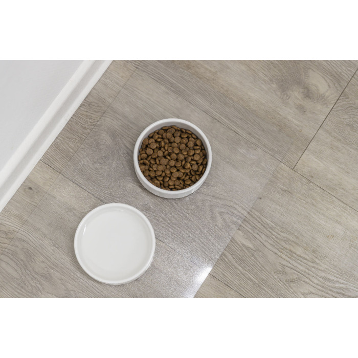 Килимок під миску (вініл), 48х30см, прозорий