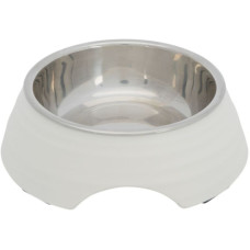Миска для собак (метал/меламін), біла